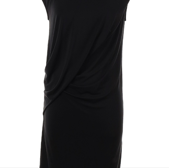 Hobbs London Black Ruched Chelsea Dress - Picture 5 of 9
